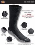 Review of Dickies Men’s Multi-Pack Dri-Tech Moisture Control Crew Socks